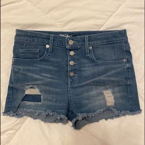 TARGET High Waisted Jean Shorts